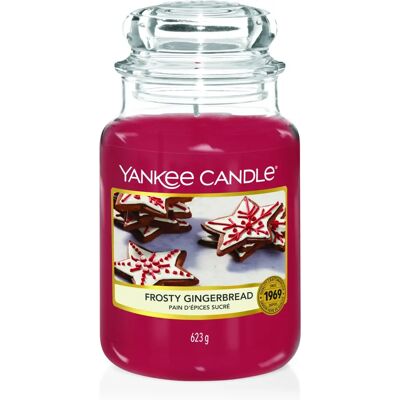 Yankee Candle Große Glas Frostiger Ingwerbrot - Kerze Yankee Candle Große Glas Frostiger Ingwerbrot - Kerze
