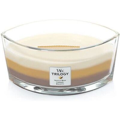 WoodWick - Trilogia Velas Doces de Café - Vela aromática 453g WoodWick - Trilogia Velas Doces de Café - Vela aromática 453g