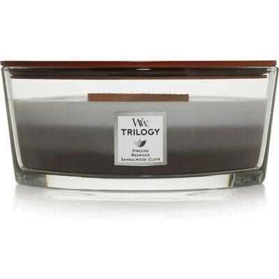 Candela Ellisse Trilogy Warm Woods di WoodWick - Decorazione Casa Profumata Candela Ellisse Trilogy Warm Woods di WoodWick - Decorazione Casa Profumata