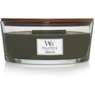 Świeca z wosku Fraser Fir WoodWick - Szara - Aromatyczna, Długo trwała Świeca z wosku Fraser Fir WoodWick - Szara - Aromatyczna, Długo trwała