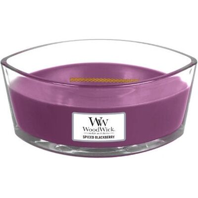 Candela Profumata WoodWick Mora Speziata - Candela Hearthwick - Fino a 80H Candela Profumata WoodWick Mora Speziata - Candela Hearthwick - Fino a 80H