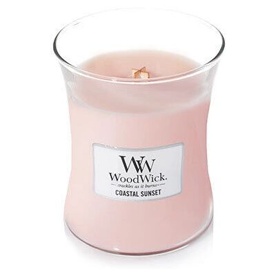 WoodWick Coastal Sunset Candle - Scented, Wooden Wick, 275g WoodWick Coastal Sunset Candle - Scented, Wooden Wick, 275g