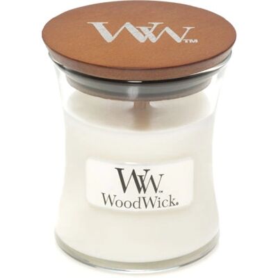 Świeca zapachowa White Teak od WoodWick - 85g - Dekoracja Domu Świeca zapachowa White Teak od WoodWick - 85g - Dekoracja Domu