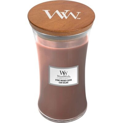 WoodWick - Stone Washed Suede - Candle WoodWick - Stone Washed Suede - Candle