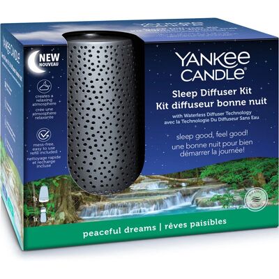 Diffuseur Yankee Candle Argent et Noir - Sommeil, Huiles Essentielles, Jusqu’à 30 Nuits - Publicité Diffuseur Yankee Candle Argent et Noir - Sommeil, Huiles Essentielles, Jusqu’à 30 Nuits - Publicité