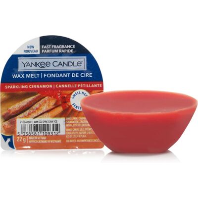 Yankee Candle Cannelle Étincelante - Mèche de cire - 22g / 40g Yankee Candle Cannelle Étincelante - Mèche de cire - 22g / 40g