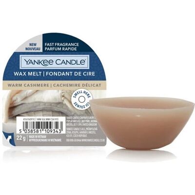 Yankee Candle Cachemire Chaud - Parfums en Cire - 22g Yankee Candle Cachemire Chaud - Parfums en Cire - 22g