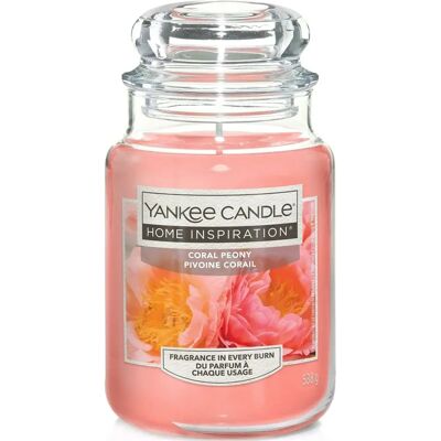 Yankee Candle Coral Peony Large Jar - Candle Yankee Candle Coral Peony Large Jar - Candle