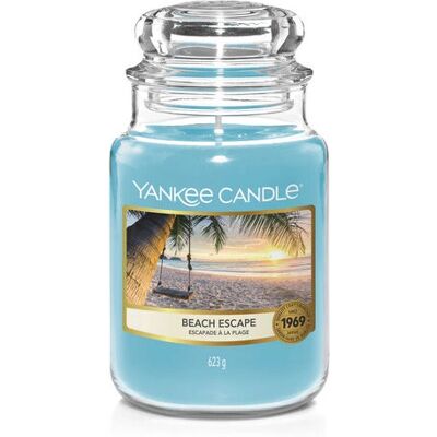 Yankee Candle Beach Escape Blue Wax Candle - Candle Yankee Candle Beach Escape Blue Wax Candle - Candle