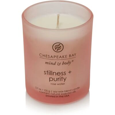 Chesapeake Bay Stillness & Purity Candle - Rose Water, 96g - Candle Chesapeake Bay Stillness & Purity Candle - Rose Water, 96g - Candle