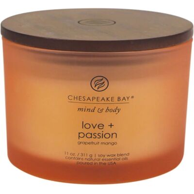 Chesapeake Bay - Liefde & Passie Kaars - 312g geurkaars - Oranje, Mango, Grapefruit Chesapeake Bay - Liefde & Passie Kaars - 312g geurkaars - Oranje, Mango, Grapefruit