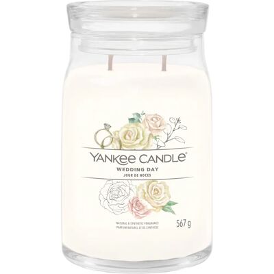 Yankee Candle Wedding Day Große Glasvase - Blumig, Fruchtig, Signature Yankee Candle Wedding Day Große Glasvase - Blumig, Fruchtig, Signature