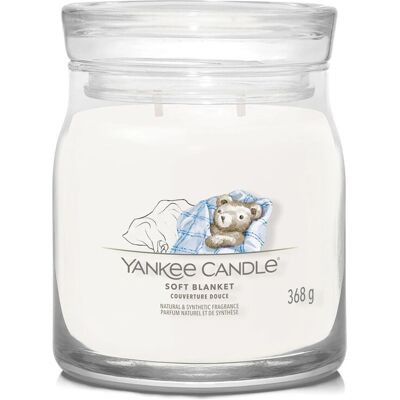 Yankee Candle Soft Blanket Medium Jar Candle - Kaars Yankee Candle Soft Blanket Medium Jar Candle - Kaars