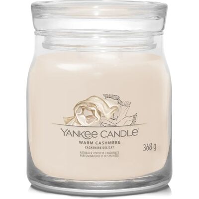 Yankee Candle Warm Cashmere Signature Medium Potlood - Kaars Yankee Candle Warm Cashmere Signature Medium Potlood - Kaars