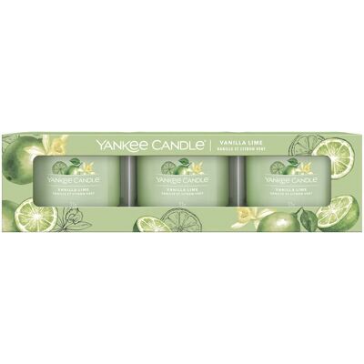 Yankee Candle - Vanilla Lime - 3 Votivkerzen - Geschenkset Yankee Candle - Vanilla Lime - 3 Votivkerzen - Geschenkset
