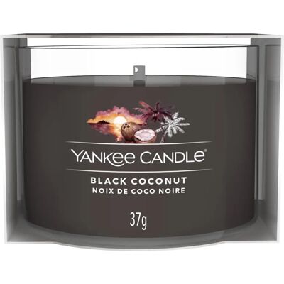 Yankee Candle Black Coconut Värmeljus - Tropisk doft - 37g Yankee Candle Black Coconut Värmeljus - Tropisk doft - 37g