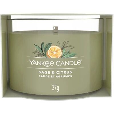 Yankee Candle Šalvěj & Citrusy Zelená Votivní svíčka - Votivní svíčka Yankee Candle Šalvěj & Citrusy Zelená Votivní svíčka - Votivní svíčka