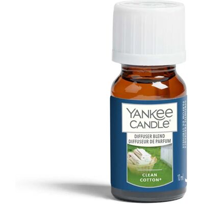 Yankee Candle White Diffuser Oil - Clean Cotton, Essential Home Fragrance Yankee Candle White Diffuser Oil - Clean Cotton, Essential Home Fragrance