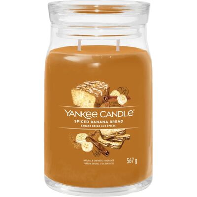Yankee Candle - Spiced Banana Bread Signature - Grote Pot Yankee Candle - Spiced Banana Bread Signature - Grote Pot