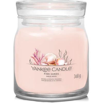 Yankee Candle Pink Sands Vokslys - 368g - Hjemmeduft Yankee Candle Pink Sands Vokslys - 368g - Hjemmeduft