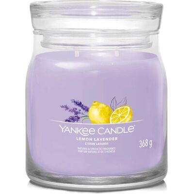 Yankee Candle Citron Lavande Bougie Moyenne - Bougie - Publicité Yankee Candle Citron Lavande Bougie Moyenne - Bougie - Publicité