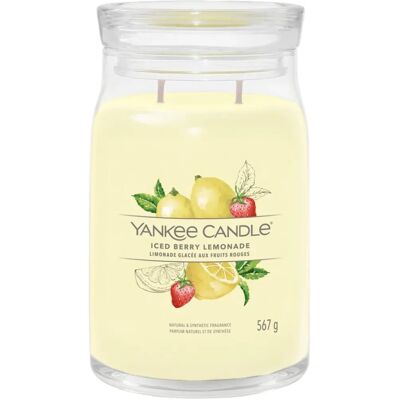 Yankee Candle Υπογραφή Μεγάλο Βάζο Παγωμένη Λεμονάδα με Μούρα - Κεριά Yankee Candle Υπογραφή Μεγάλο Βάζο Παγωμένη Λεμονάδα με Μούρα - Κεριά