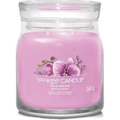 Yankee Candle Orchidée Sauvage Parfum Moyenne Pot - Bougie - Publicité Yankee Candle Orchidée Sauvage Parfum Moyenne Pot - Bougie - Publicité