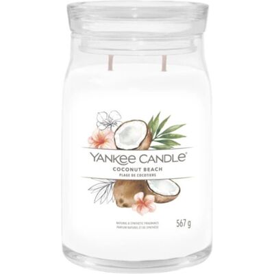 Yankee Candle Signature Kokosstrand Großglas Kerze - Kerze Yankee Candle Signature Kokosstrand Großglas Kerze - Kerze