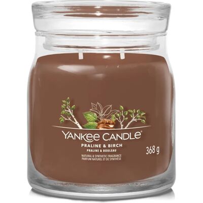 Yankee Candle Praline & Birch Geurkaars - Kaars Yankee Candle Praline & Birch Geurkaars - Kaars