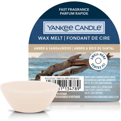 Yankee Candle Amber & Sandalwood Wachs-Teelicht - Duftwachs Yankee Candle Amber & Sandalwood Wachs-Teelicht - Duftwachs