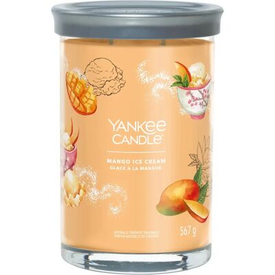 Yankee Candle Signature Mango Vanille Groot Tumbler - Kaars Yankee Candle Signature Mango Vanille Groot Tumbler - Kaars