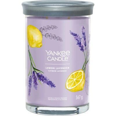 Yankee Candle Grand Tumbler Citron Lavande - Bougie - Publicité Yankee Candle Grand Tumbler Citron Lavande - Bougie - Publicité