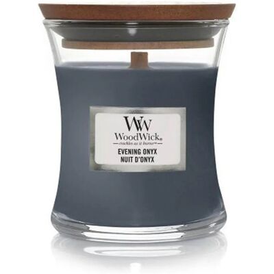 WoodWick - Tima-allas kynttilät Evening Onyx Keskikokoinen Kynttilä - Kynttilät WoodWick - Tima-allas kynttilät Evening Onyx Keskikokoinen Kynttilä - Kynttilät