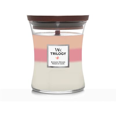 Κερί Τριλογίας Blooming Orchard της WoodWick - Μεσαίο, 275g - Κεριά Κερί Τριλογίας Blooming Orchard της WoodWick - Μεσαίο, 275g - Κεριά