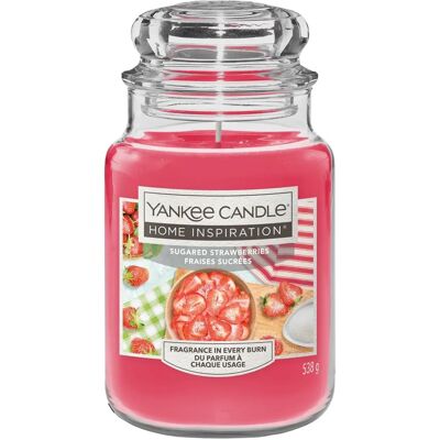Yankee Candle Suuri Sokerisia Mansikoita - Tuoksukynttilä Yankee Candle Suuri Sokerisia Mansikoita - Tuoksukynttilä