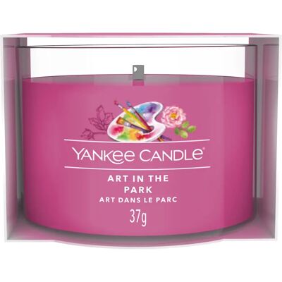 Yankee Candle Art in the Park Pink Floral Candle - Candle Yankee Candle Art in the Park Pink Floral Candle - Candle