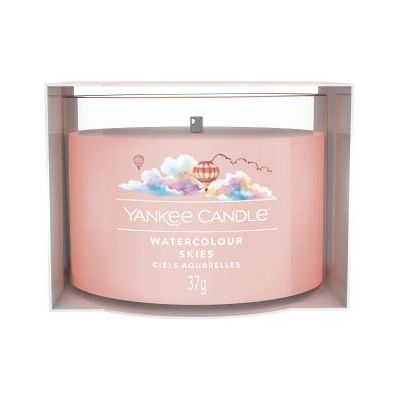 Yankee Candle Watercolour Skies Bougie Votive Rose - Bougie Yankee Candle Watercolour Skies Bougie Votive Rose - Bougie