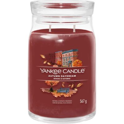 Yankee Candle Herbsttagtraum Signature Große Glasvase - Kerze Yankee Candle Herbsttagtraum Signature Große Glasvase - Kerze