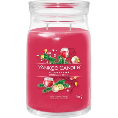 Yankee Candle Stor Kruka Holiday Cheer - Ljusstakar Yankee Candle Stor Kruka Holiday Cheer - Ljusstakar