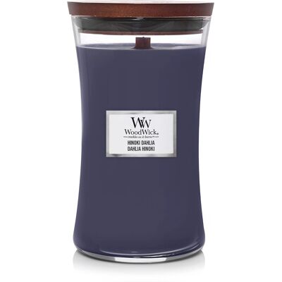 Αρωματικό κερί WoodWick Hinoki Dahlia - Διακόσμηση σπιτιού Αρωματικό κερί WoodWick Hinoki Dahlia - Διακόσμηση σπιτιού