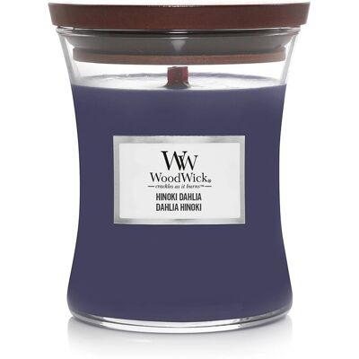 WoodWick Hinoki Dahlia Kerze - Blumig & Fruchtig Duft - 275g WoodWick Hinoki Dahlia Kerze - Blumig & Fruchtig Duft - 275g
