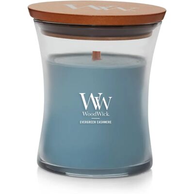 WoodWick - Evergreen Cashmere tuoksukynttilä - 85 g WoodWick - Evergreen Cashmere tuoksukynttilä - 85 g