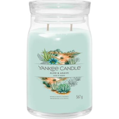 Yankee Candle Aloe & Agave Signature Kaars - Ontspannende Woestijnduft Yankee Candle Aloe & Agave Signature Kaars - Ontspannende Woestijnduft