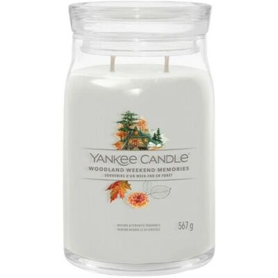 Yankee Candle Signatur Stor Krukke Skoghelg Minner Lys Yankee Candle Signatur Stor Krukke Skoghelg Minner Lys