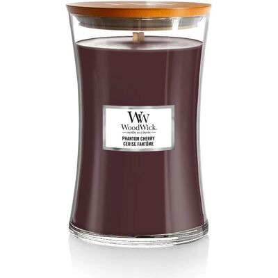 WoodWick Phantom Cherry Duftkerze - Groß, 609,5g - Raumduft WoodWick Phantom Cherry Duftkerze - Groß, 609,5g - Raumduft