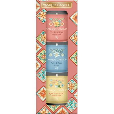 Yankee Candle Yankee Candle 2650353E Ensemble de 3 Bougies Votives Multicolores - Bougie en Cire - Publicité Yankee Candle Yankee Candle 2650353E Ensemble de 3 Bougies Votives Multicolores - Bougie en Cire - Publicité
