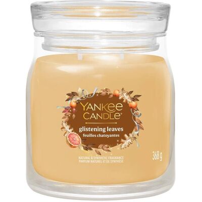 Yankee Candle Glistening Leaves - Kaars - Geel - Herfst Collectie Yankee Candle Glistening Leaves - Kaars - Geel - Herfst Collectie