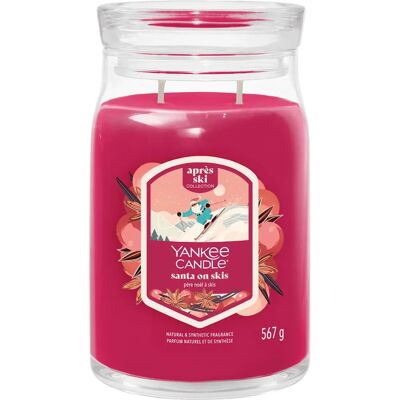Yankee Candle Yankee Candle Nagy Üveggyertya - Jézus a Sípályán Piros Viasz Yankee Candle Yankee Candle Nagy Üveggyertya - Jézus a Sípályán Piros Viasz