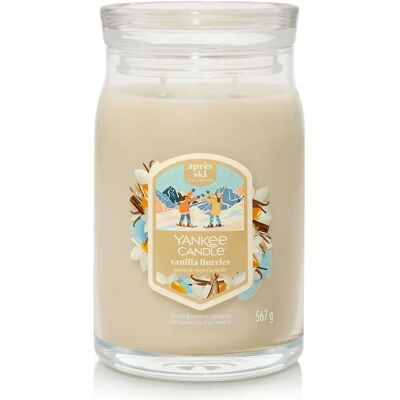 Yankee Candle Yankee Candle Vanília Flurries Nagy Üveggyertya - Gyertya Yankee Candle Yankee Candle Vanília Flurries Nagy Üveggyertya - Gyertya