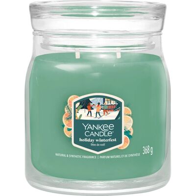 Yankee Candle Modell 2653160E - Zöld Winterfest Illatgyertya Yankee Candle Modell 2653160E - Zöld Winterfest Illatgyertya